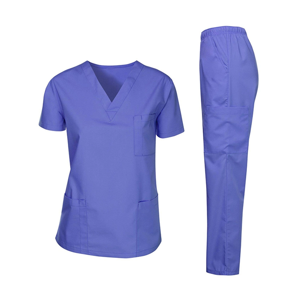 OEM Factory Hospital Uniform Medical Scrub Suit Nurse Staff Suit