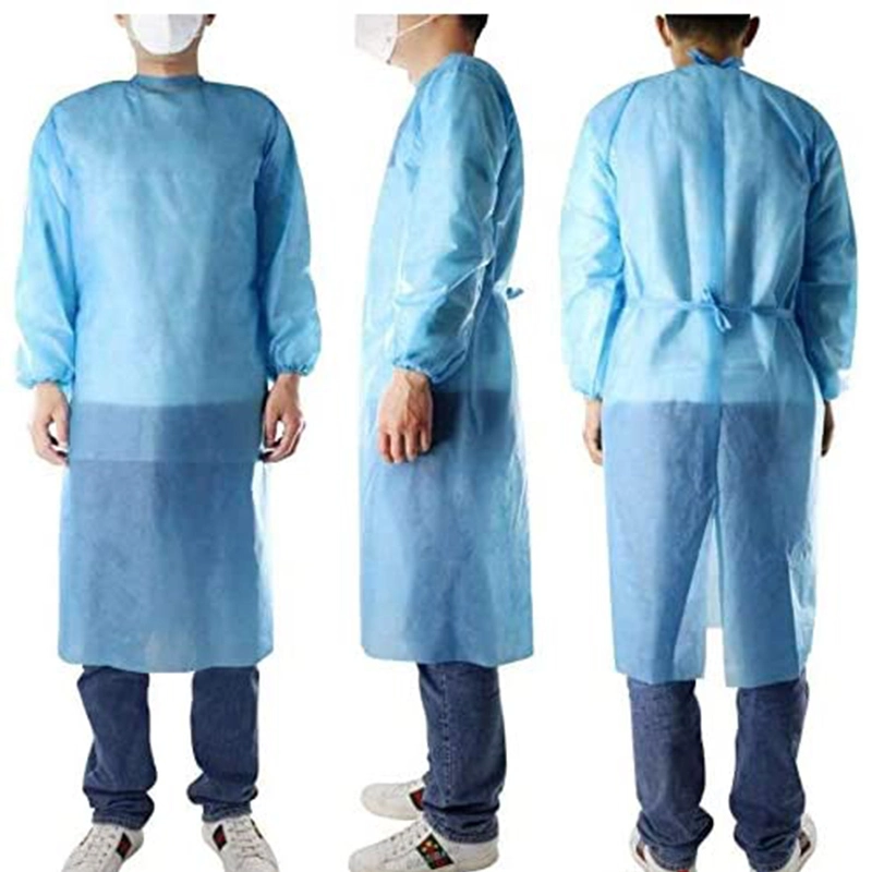 Clip Disposable Srugical Gown with FDA for Adult